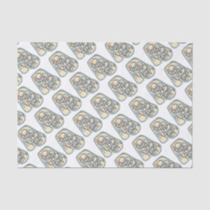 Runestone (Blue) Tissue Paper