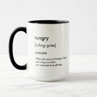 Rungry Definition Runner's Mug