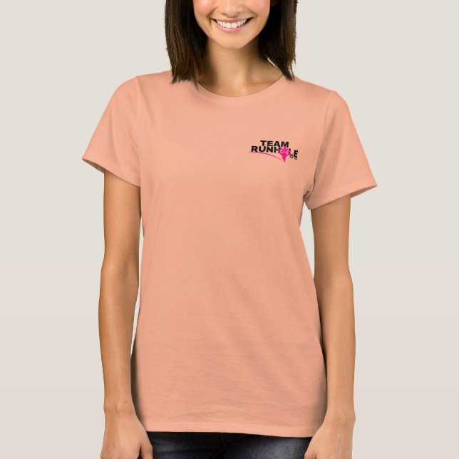Runhole Women's Zip T-Shirt (Front)