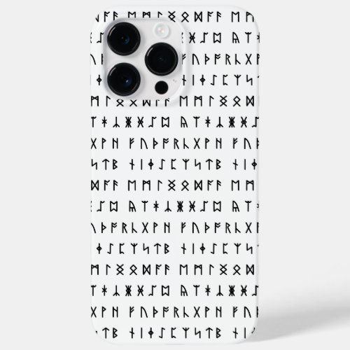 Runic Alphabet Futhorc Case_Mate iPhone 14 Pro Max Case