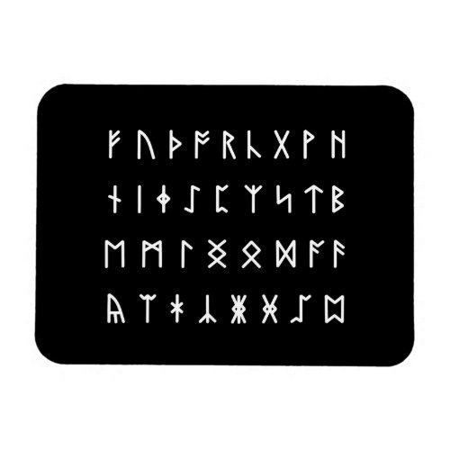 Runic Alphabet Futhorc Magnet