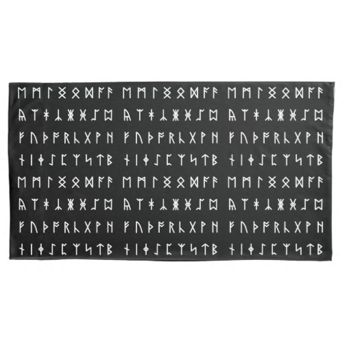 Runic Alphabet Futhorc Pillow Case