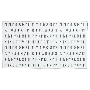 Runic Alphabet [Futhorc] Pillow Case