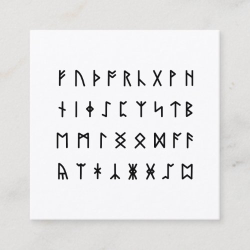 Runic Alphabet [Futhorc]