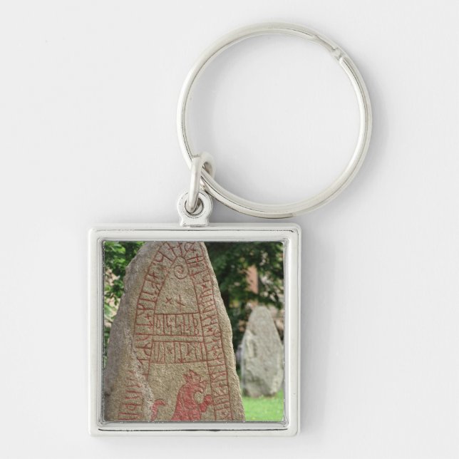 Runic stone keychain (Front)