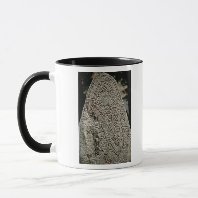 Runic stone mug (Left)