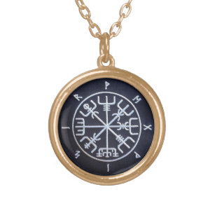 Runic Vegvísir Compass - Viking Necklace