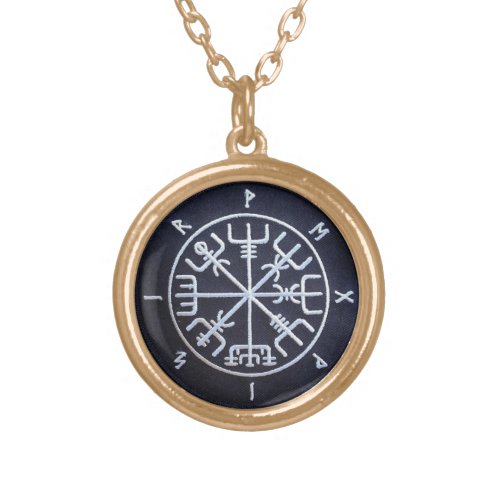 Runic Vegvsir Compass _ Viking Necklace