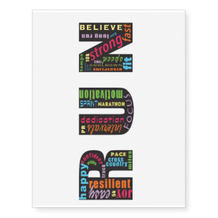 RUNmotivation Temporary Tattoos