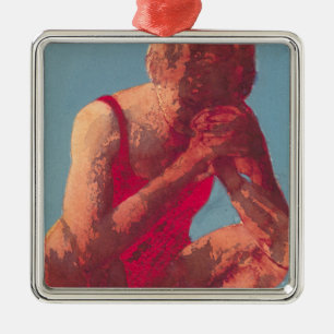 Runner 2011 metal ornament