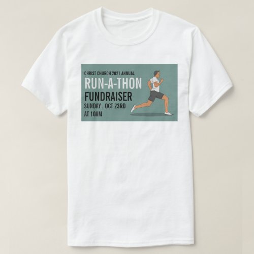 Runner Charity Run_Walk_a_Thon Event T_Shirt