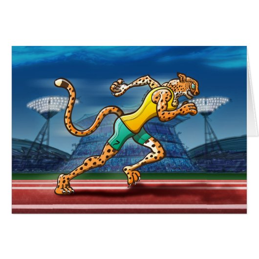 Runner Cheetah Cards (Front Horizontal)