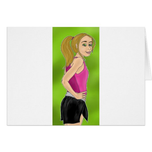Runner Chick Cards (Front Horizontal)