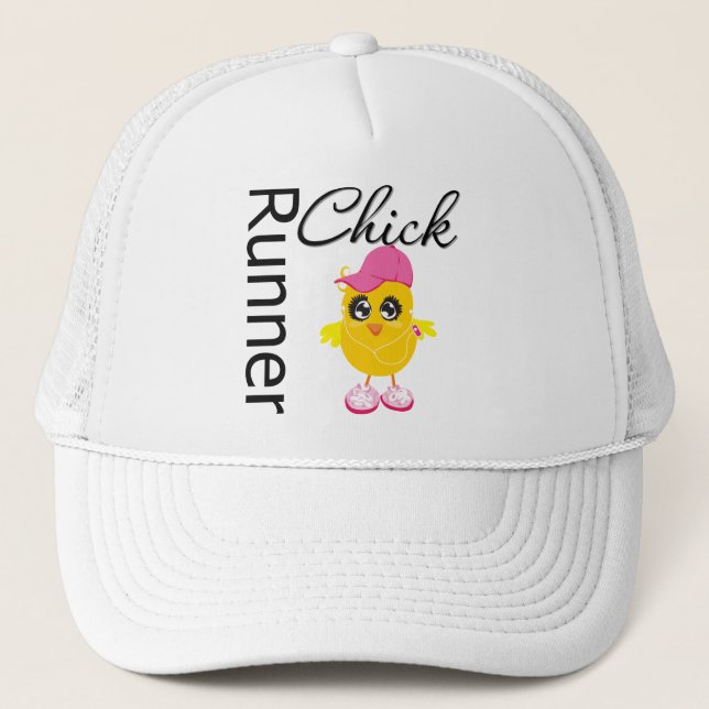 Runner Chick Trucker Hat (Front)