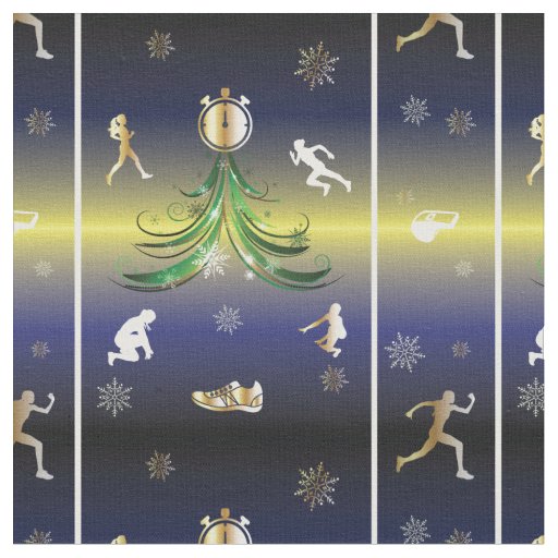 Runner Christmas Tree - Girls Running Fabric