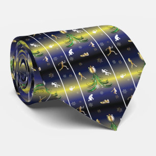 Runner Christmas Tree - Girls Running Neck Tie