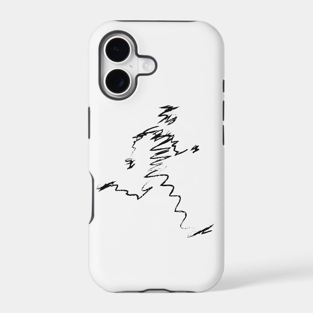 Runner cool illustration iphone case (Back)