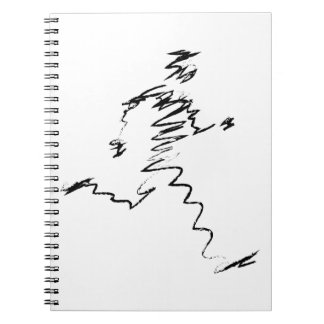 Runner cool illustration notebook