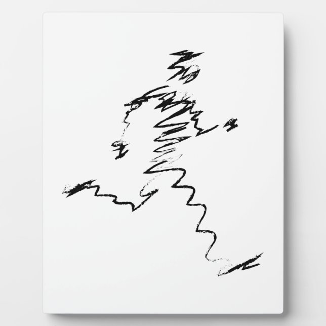 Runner cool illustration plaque (Front)