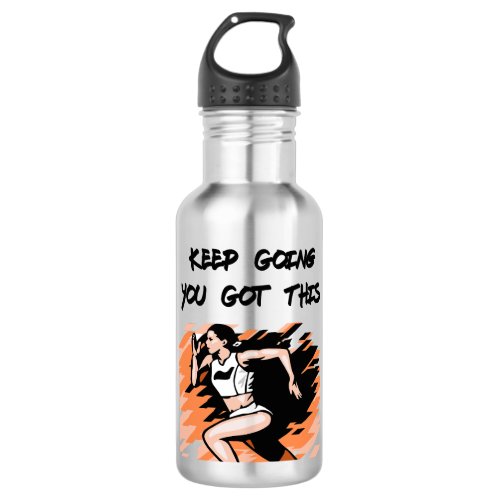 Runner Cross Country   Stainless Steel Water Bottle