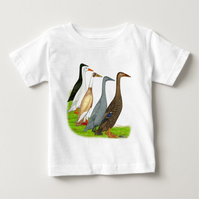 Runner Duck Assortment Baby T-Shirt (Front)