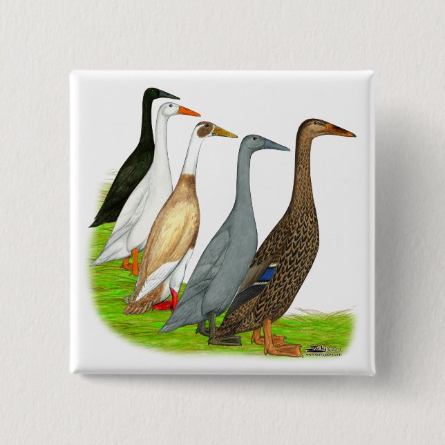 Runner Duck Assortment Button (Front)