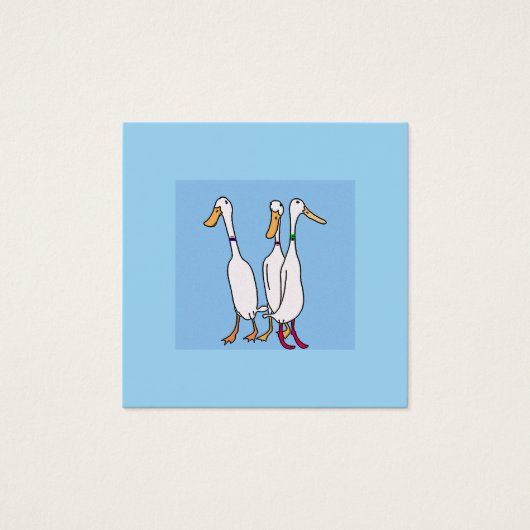 Runner ducks cute cartoon ducks (Front)