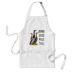 Runner Ducks Walk Tall Adult Apron