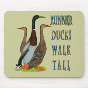 Runner Ducks Walk Tall Mouse Pad