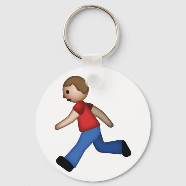 Runner Emoji Keychain (Front)