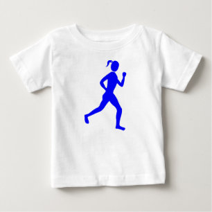 Runner (Female) - Blue Baby T-Shirt