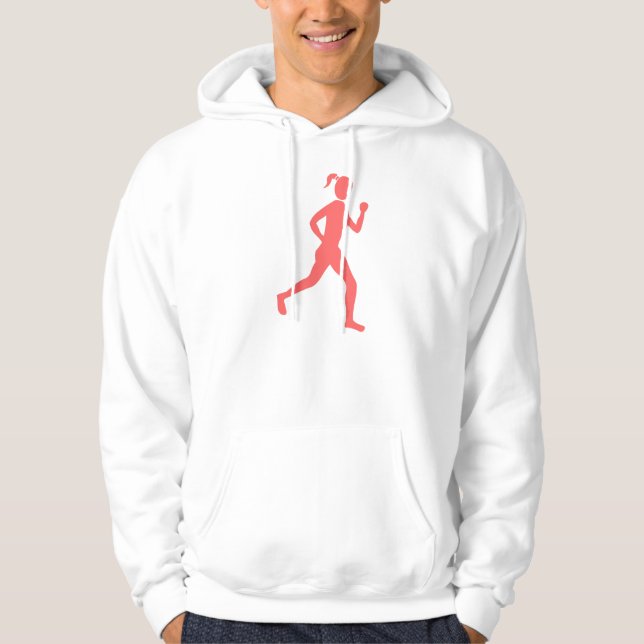Runner (Female) - Tropical Pink Hoodie (Front)