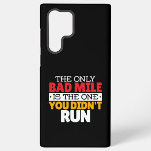 Runner - Funny Bad Mile Running Quote Samsung Galaxy S22 Ultra Case