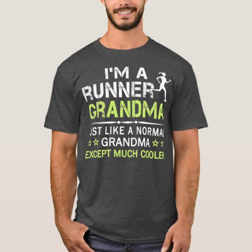 runner grandma T_Shirt