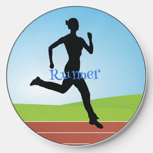 Runner Jogger Design Design Wireless Charger