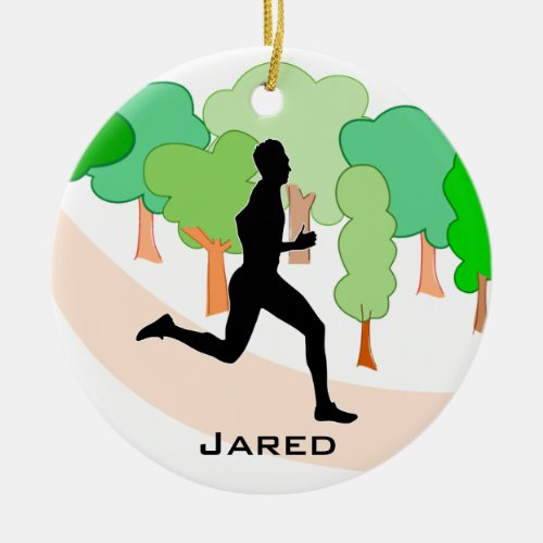Runner Jogger Ornament