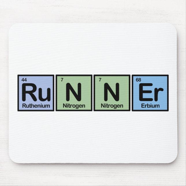 Runner made of Elements Mouse Pad (Front)