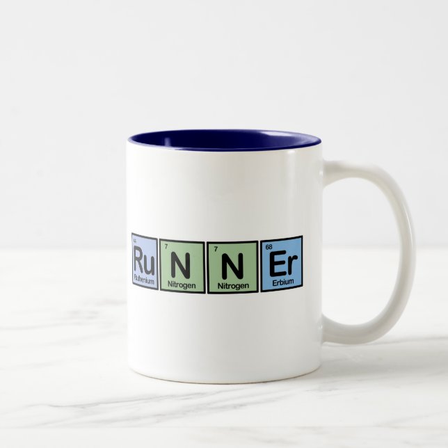 Runner made of Elements Two-Tone Coffee Mug (Right)