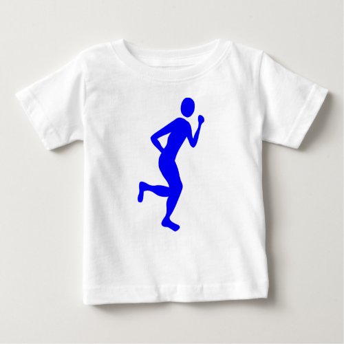 Runner Male _ Blue Baby T_Shirt