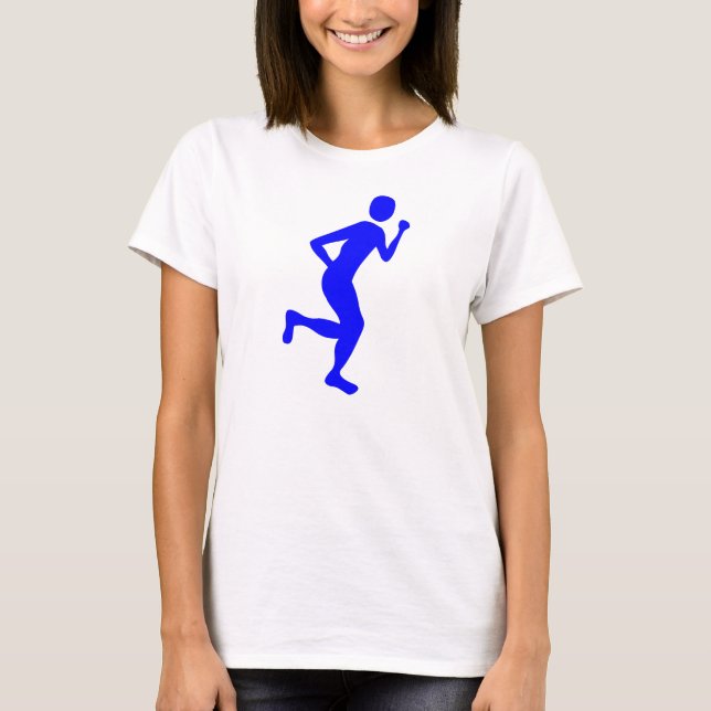 Runner (Male) - Blue T-Shirt (Front)