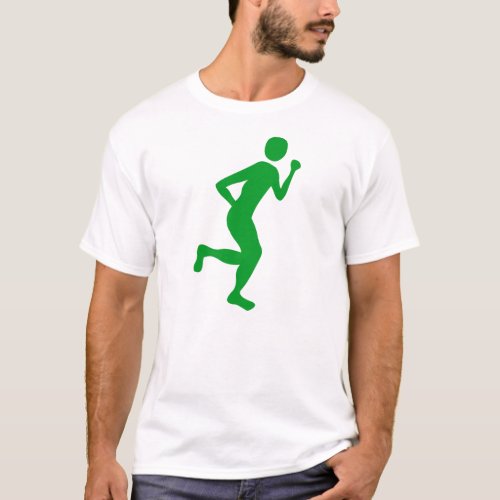 Runner Male _ Grass Green T_Shirt