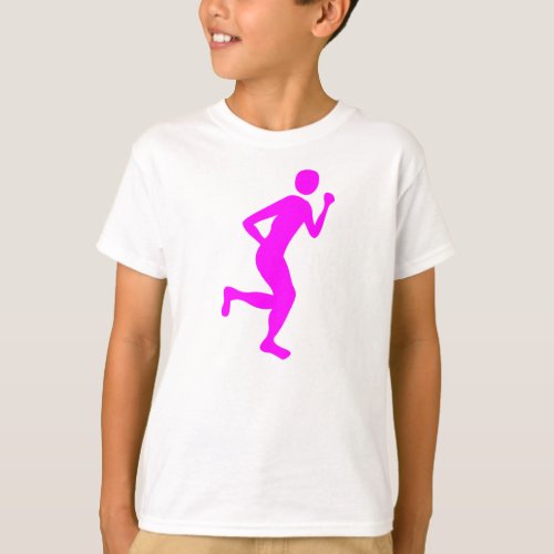 Runner Male _ Magenta T_Shirt