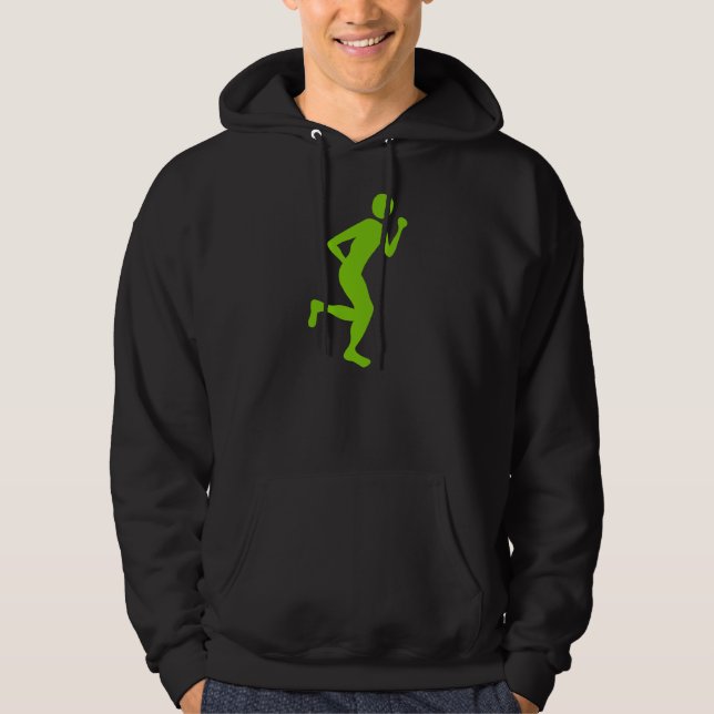 Runner (Male) - Martian Green Hoodie (Front)