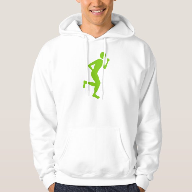 Runner (Male) - Martian Green Hoodie (Front)