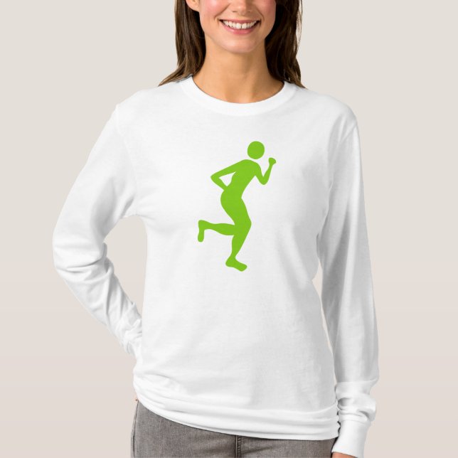 Runner (Male) - Martian Green T-Shirt (Front)