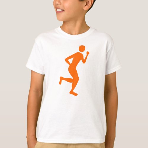 Runner Male _ Orange T_Shirt
