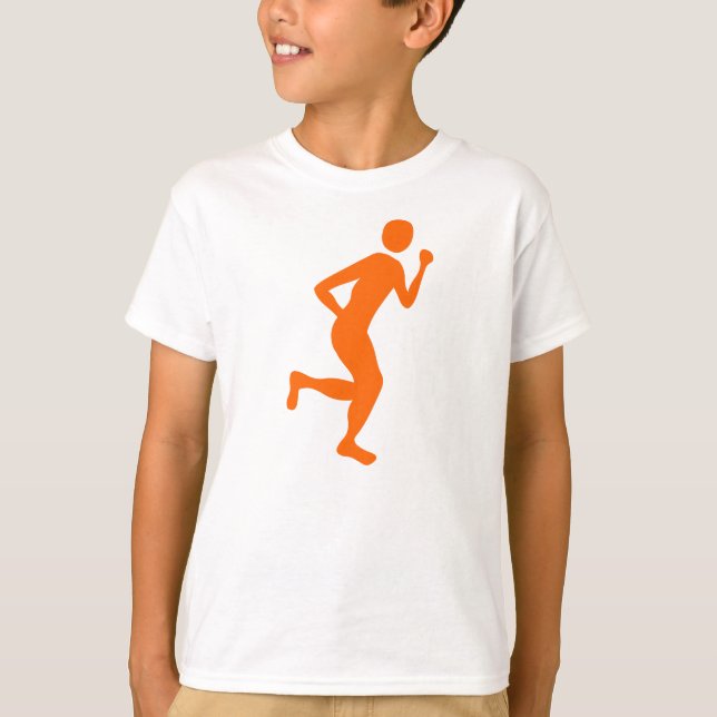 Runner (Male) - Orange T-Shirt (Front)