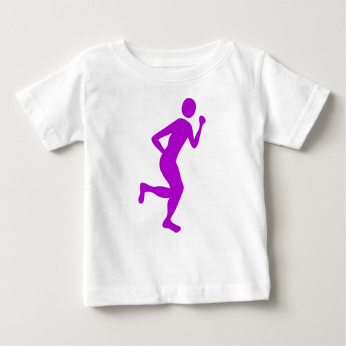 Runner Male _ Purple Baby T_Shirt