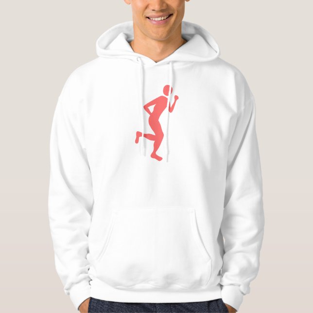 Runner (Male) - Tropical Pink Hoodie (Front)