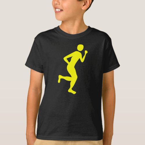 Runner Male _ Yellow T_Shirt